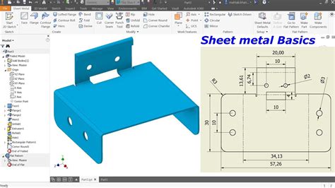 autocad sheet metal tutorial pdf|sheet metal design in AutoCAD.